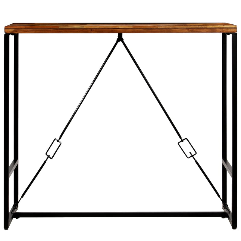 vidaXL Bar Table Solid Reclaimed Wood 120x60x106 cm