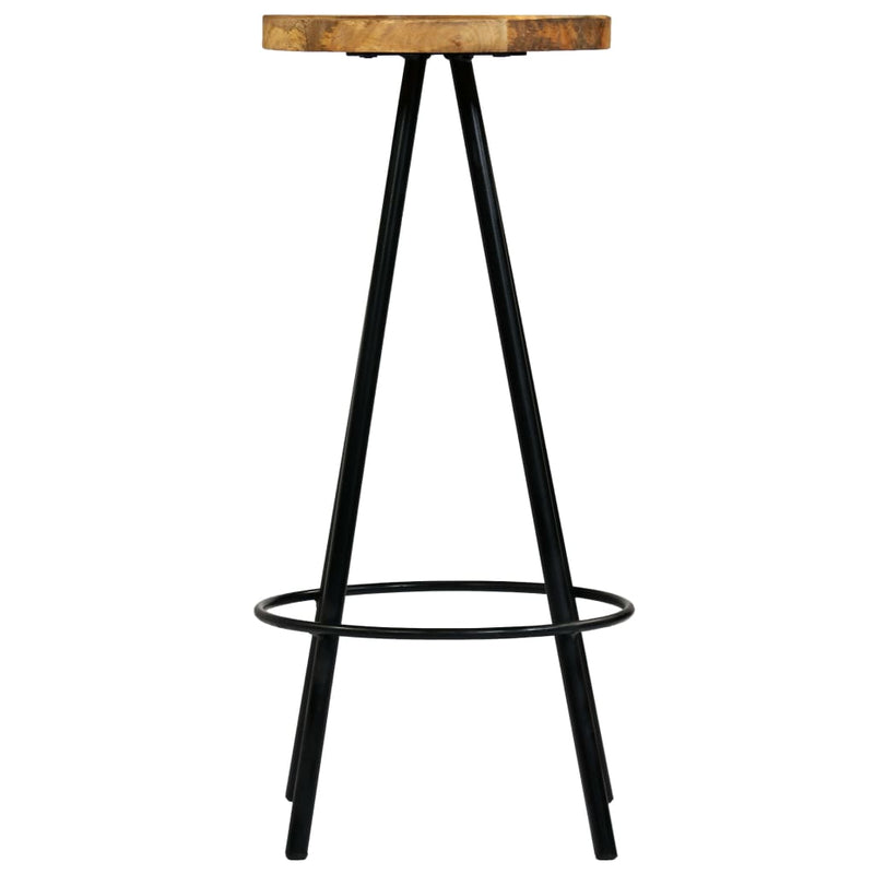vidaXL Bar Chairs 4 pcs Solid Mango Wood