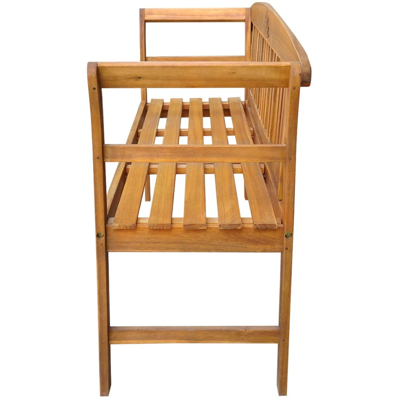 vidaXL Garden Bench 157 cm Solid Acacia Wood