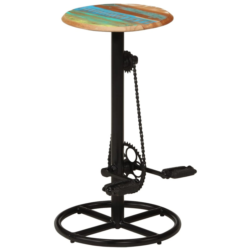 vidaXL Bar Chairs 2 pcs Solid Reclaimed Wood