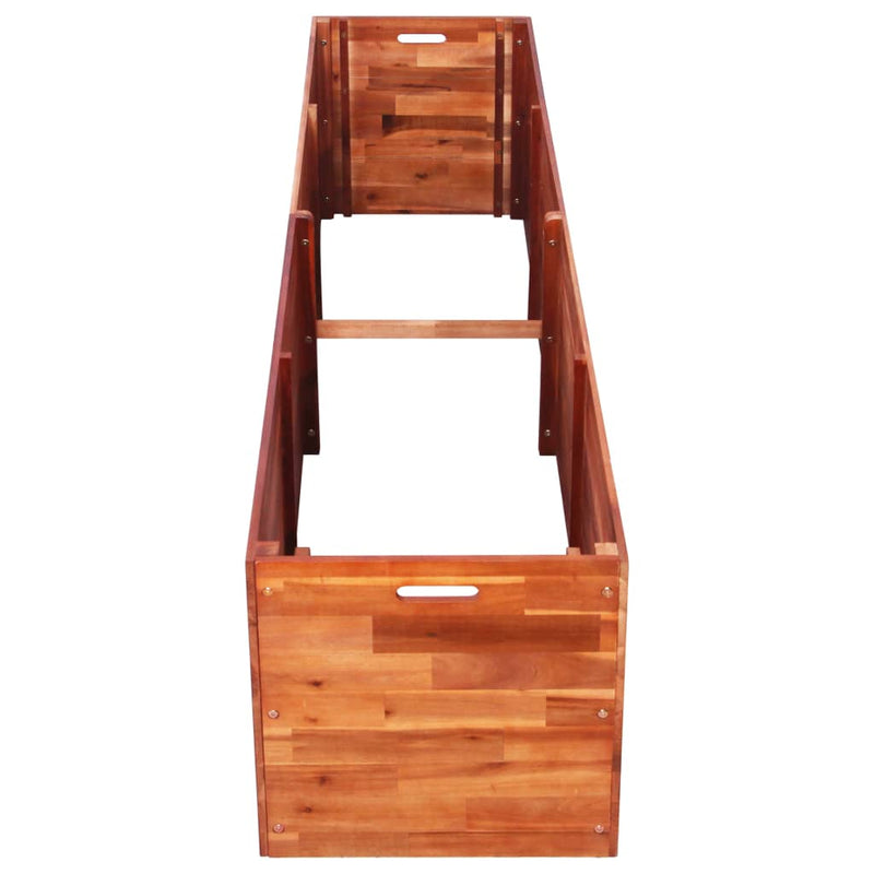 vidaXL Garden Raised Bed Acacia Wood 200x50x50 cm