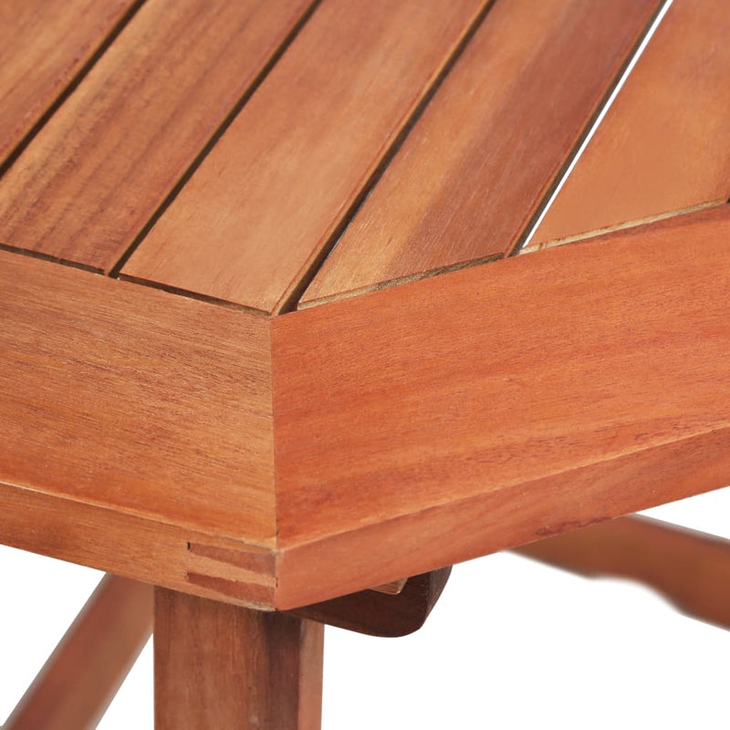 vidaXL Bistro Table 90x50x75 cm Solid Acacia Wood
