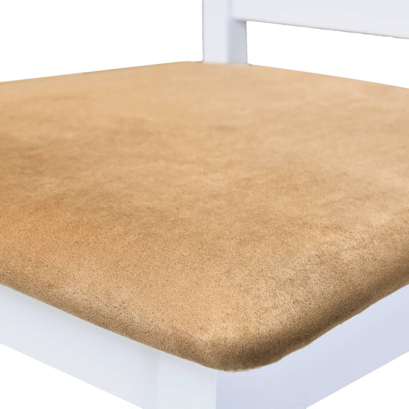 vidaXL Bar Table and Stool Set 3 Pieces MDF Dark Brown