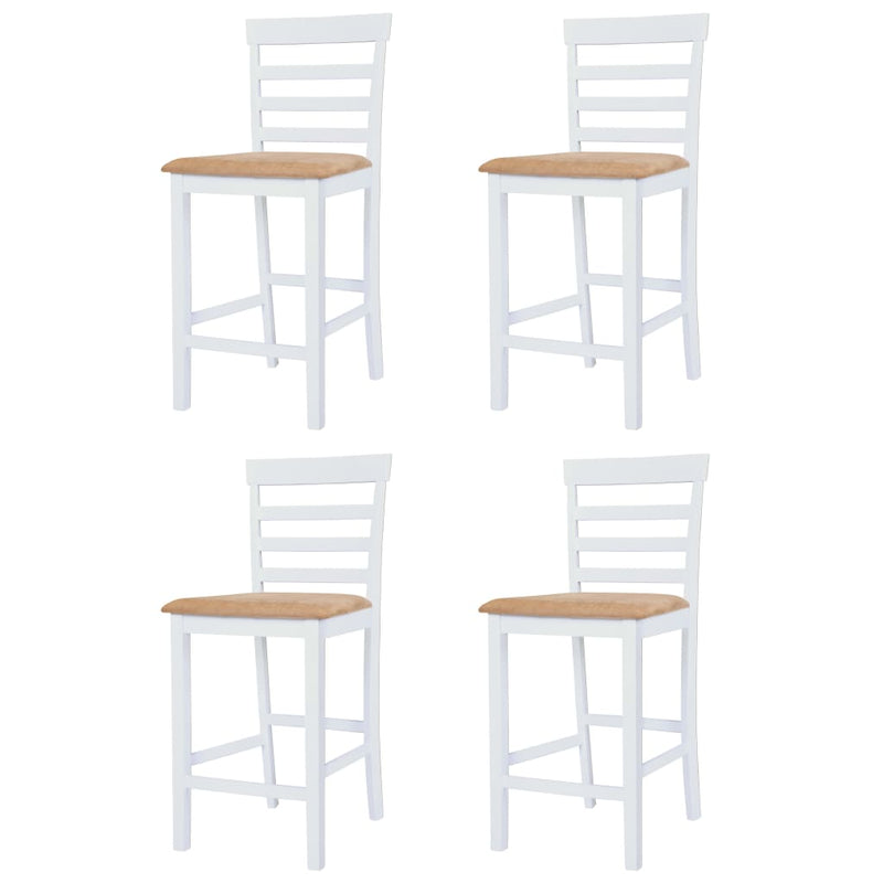 vidaXL Bar Table and Stool Set 5 Pieces MDF Dark Brown