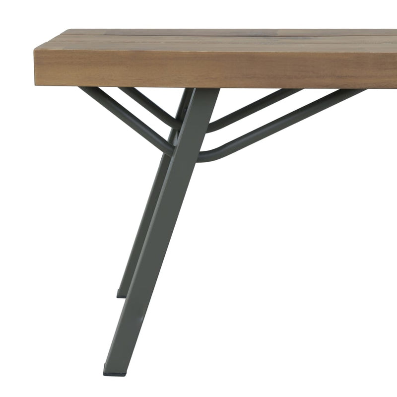vidaXL Garden Bench 120 cm Solid Acacia Wood
