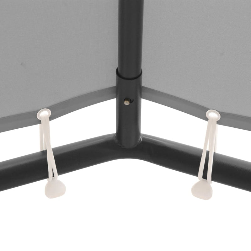 vidaXL Gazebo 4x4 m Anthracite