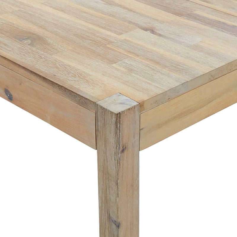 vidaXL Dining Table 120x70x75 cm Solid Acacia Wood