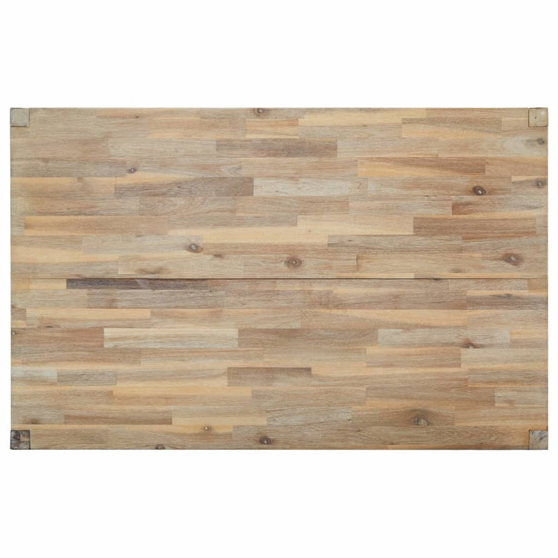 vidaXL Dining Table 120x70x75 cm Solid Acacia Wood