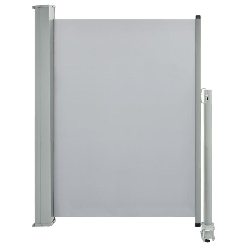 vidaXL Patio Retractable Side Awning 100 x 300 cm Grey