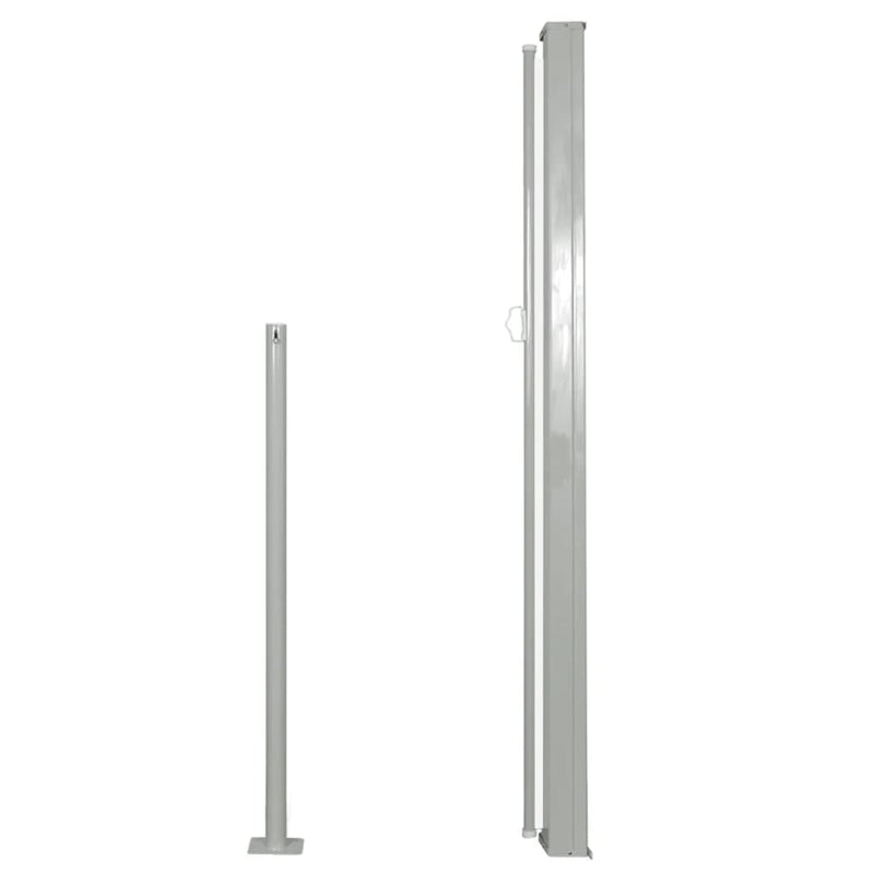 vidaXL Retractable Side Awning 140 x 300 cm Cream