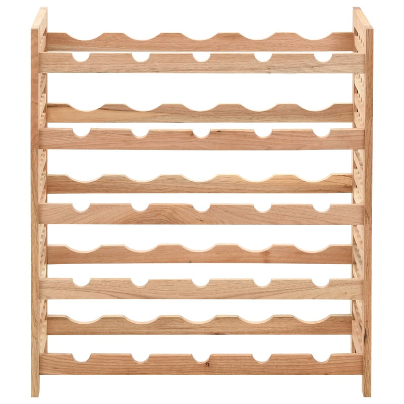 vidaXL Wine Rack for 25 Bottles Solid Walnut Wood 63x25x73 cm