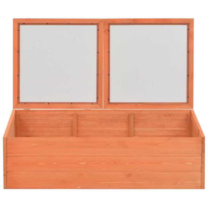 vidaXL Greenhouse Wood 100x50x34 cm