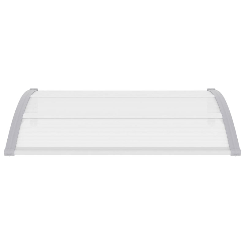 vidaXL Door Canopy Grey 120x100 cm PC