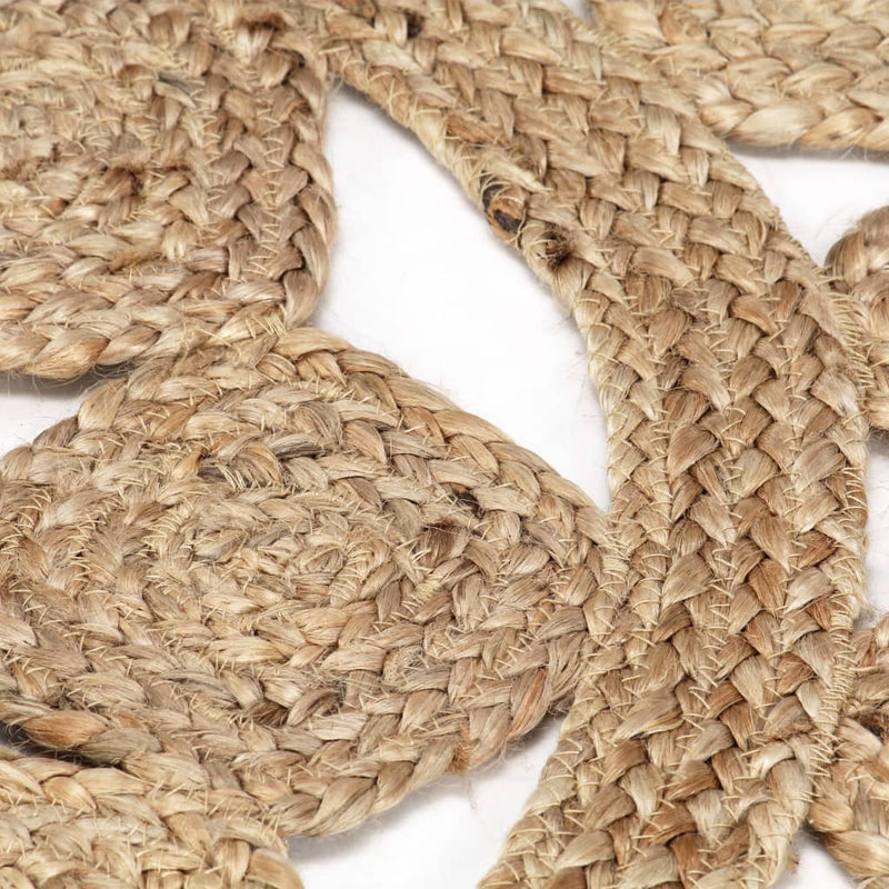 vidaXL Handmade Rug Braided Jute 90 cm