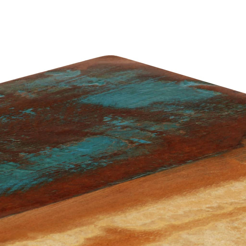 vidaXL Dining Table 115x55x76 cm Solid Reclaimed Wood and Steel
