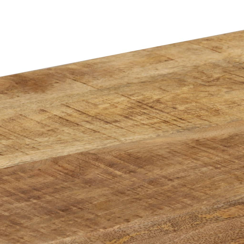 vidaXL Console Table 120x35x76 cm Solid Wood Mango and Steel