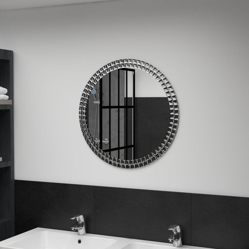 vidaXL Wall Mirror 60 cm Tempered Glass