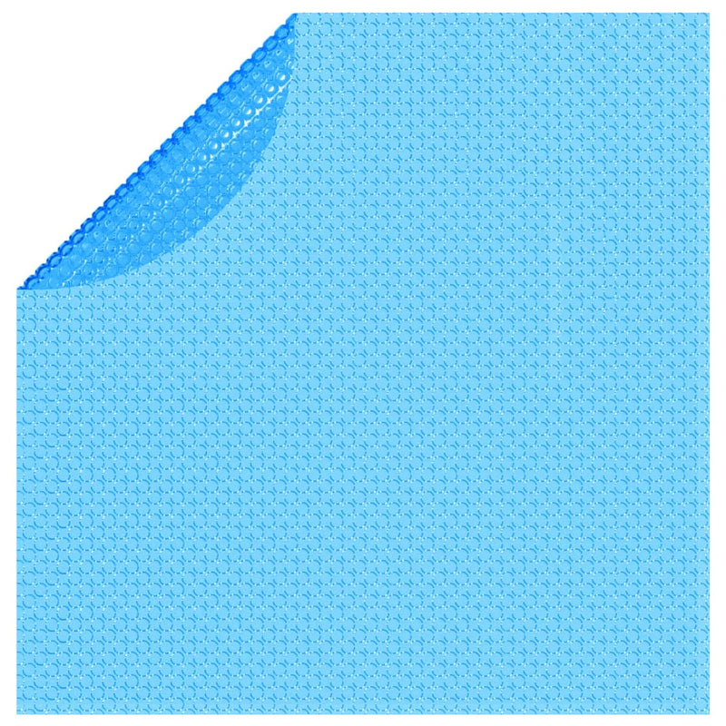 vidaXL Floating Round PE Solar Pool Film 381 cm Blue
