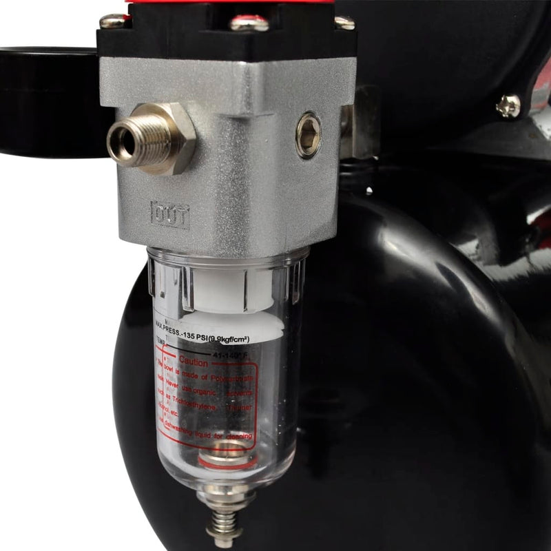 vidaXL Airbrush Compressor Set with 2 Pistols