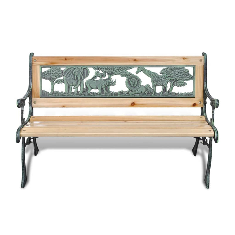 vidaXL Children Garden Bench 84 cm Wood