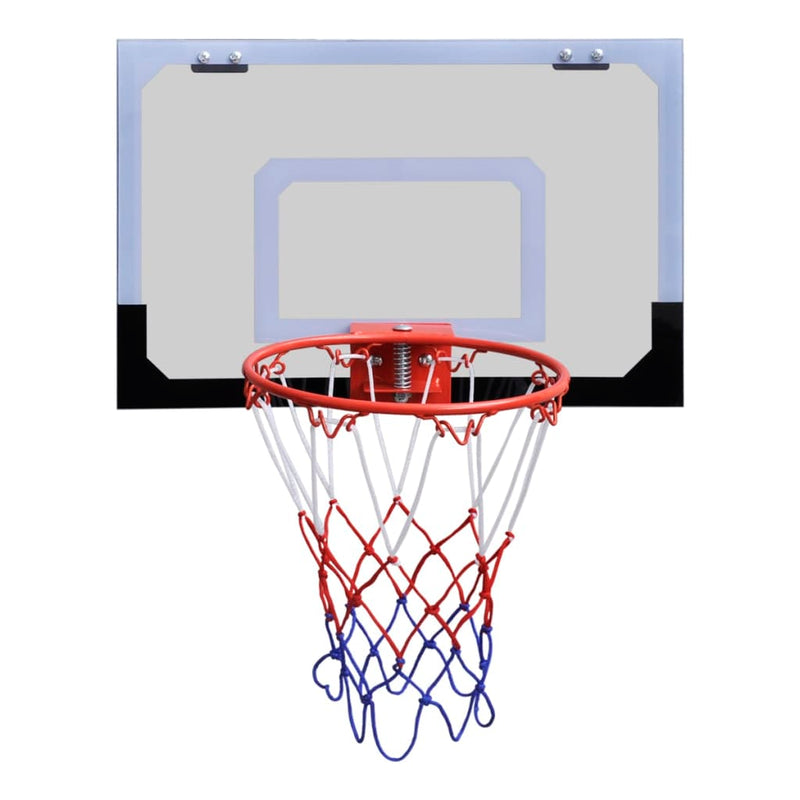 vidaXL Indoor Mini Basketball Hoop Set with Ball and Pump
