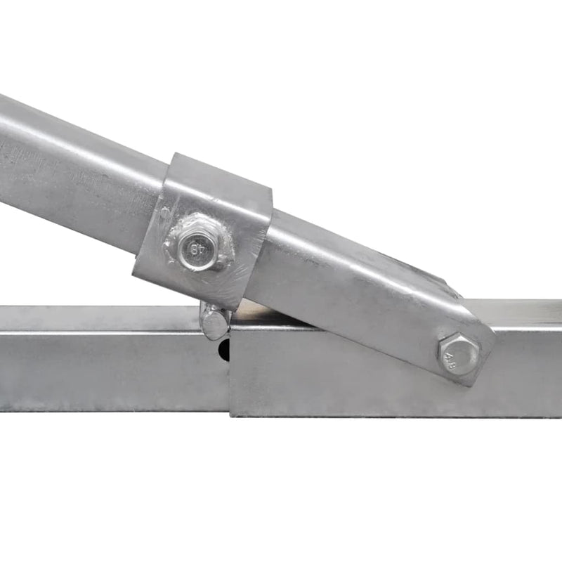 vidaXL Boat Trailer Bottom Support Bracket with Keel Rollers
