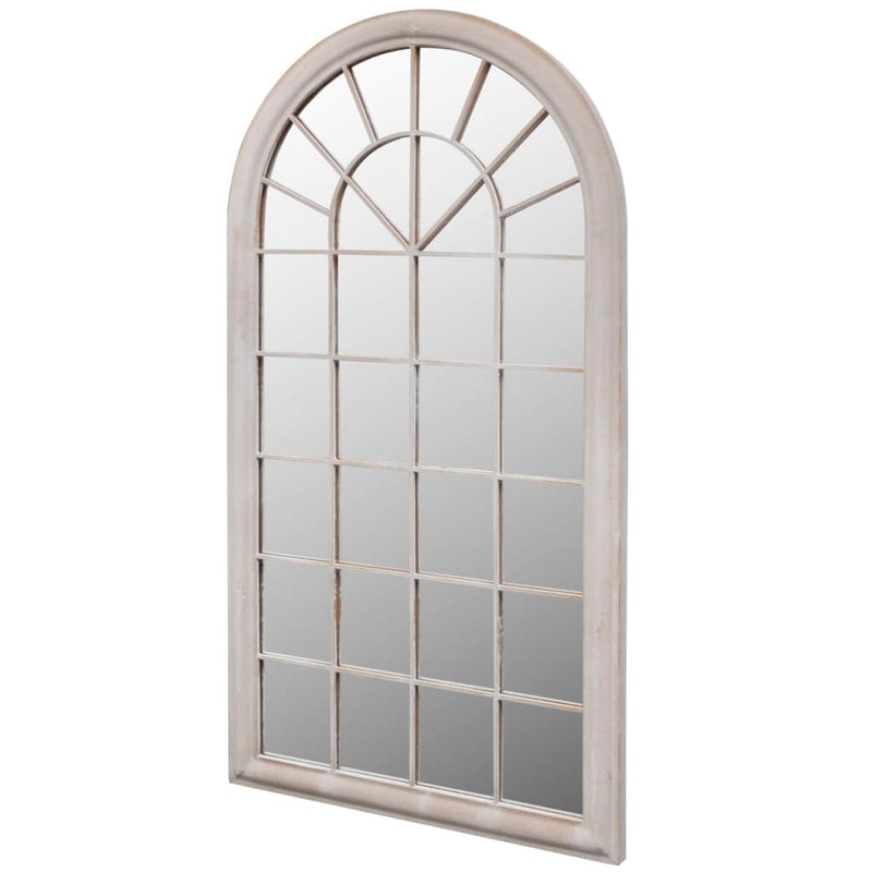 vidaXL Rustic Arch Garden Mirror 60x116 cm for Both Indoor and Outdoor Use