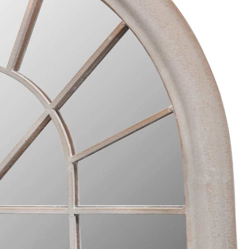 vidaXL Rustic Arch Garden Mirror 60x116 cm for Both Indoor and Outdoor Use