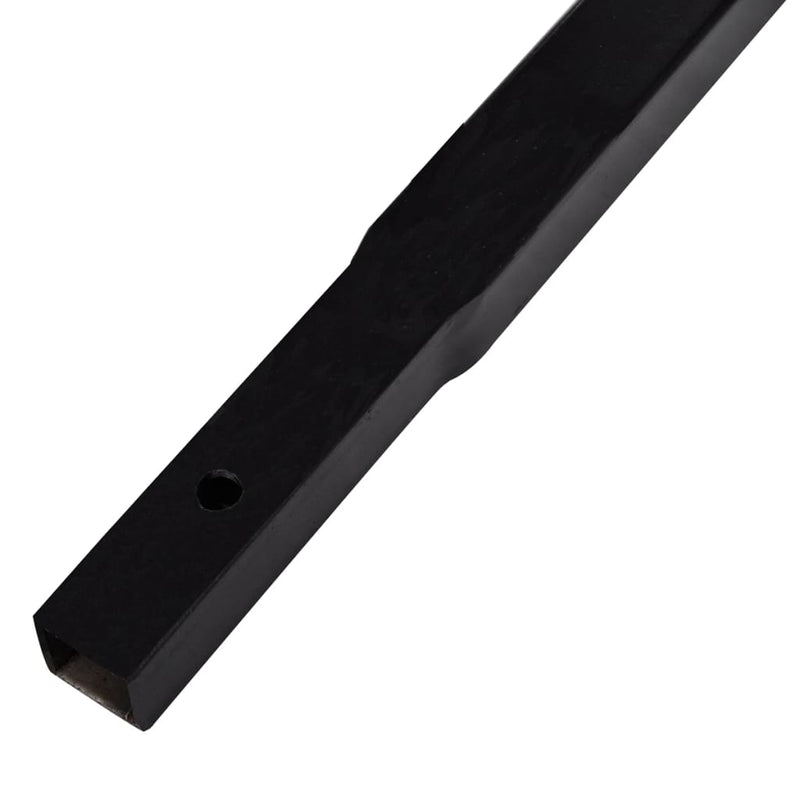 vidaXL Ground Drill with Handle 180 mm with Extension Tube 9 m Steel