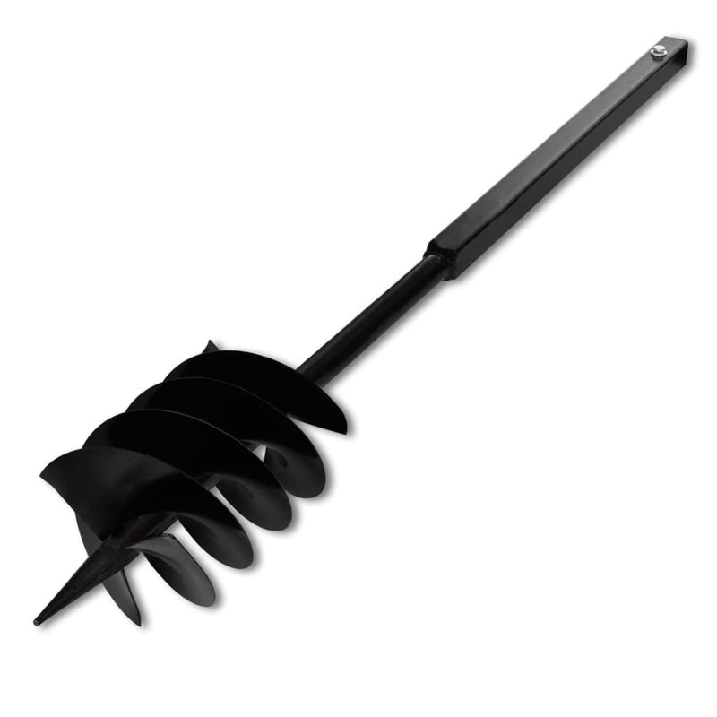 vidaXL Ground Drill with Handle 180 mm with Extension Tube 13 m Steel