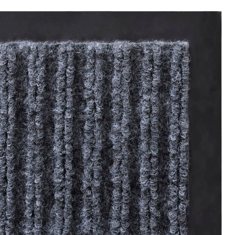 Grey PVC Door Mat 120 x 180 cm