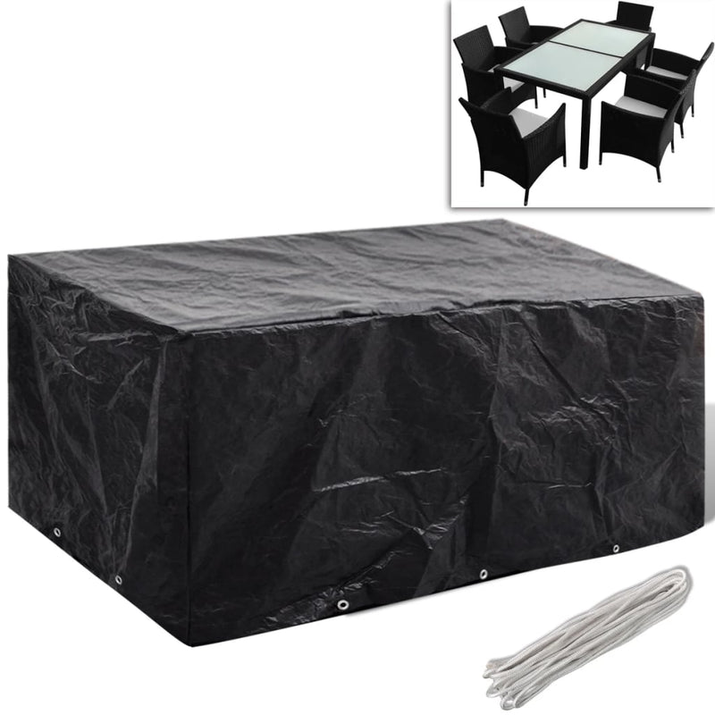 vidaXL Garden Furniture Cover 8 Eyelets 240x140x90 cm