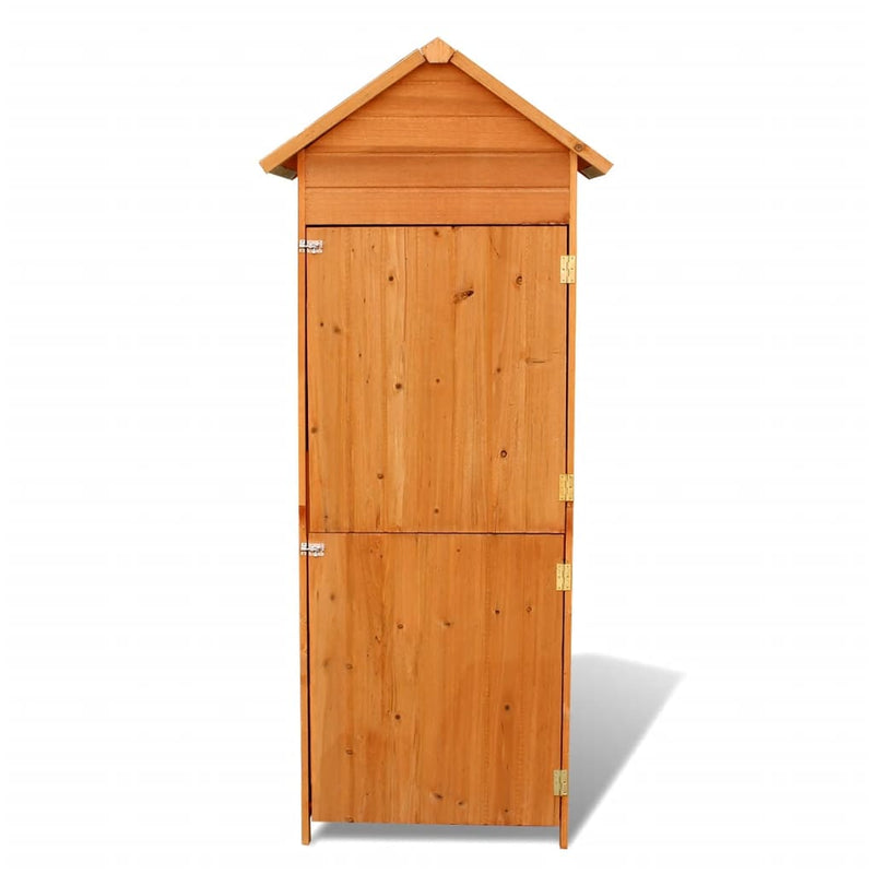 vidaXL Garden Storage Cabinet Brown 42.5x64x190 cm