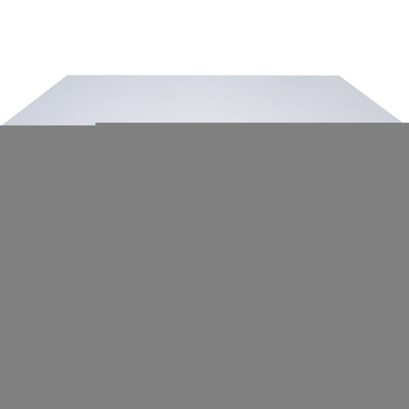 vidaXL Wooden Bar Table White