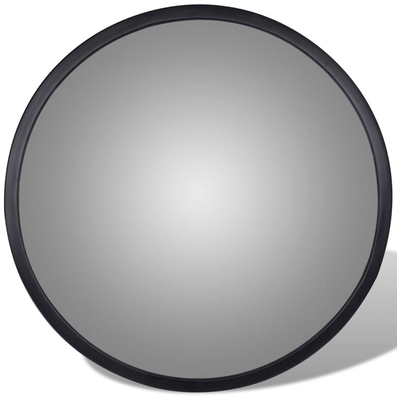 Convex Traffic Mirror Acrylic Black 30 cm Indoor