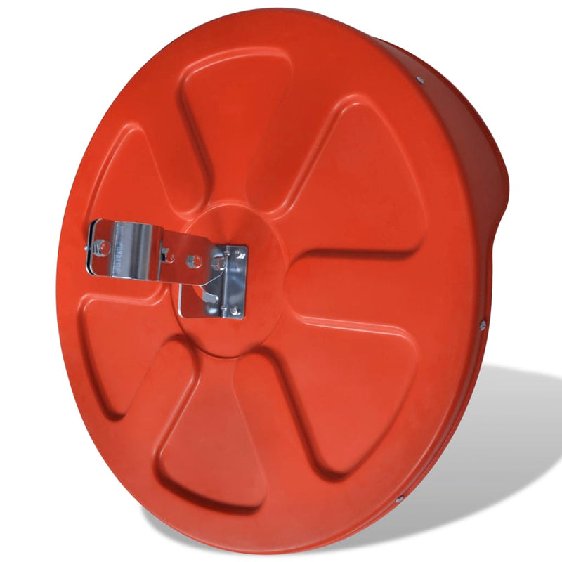 vidaXL Convex Traffic Mirror PC Plastic Orange 60 cm
