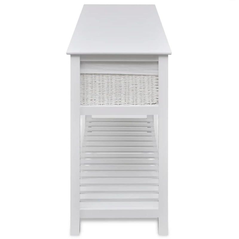 vidaXL Storage Sideboard White