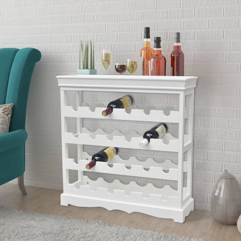 vidaXL Wine Cabinet "Abreu" White