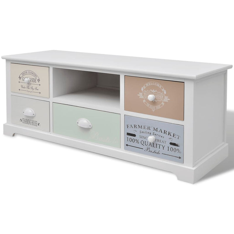 vidaXL French TV Cabinet Wood