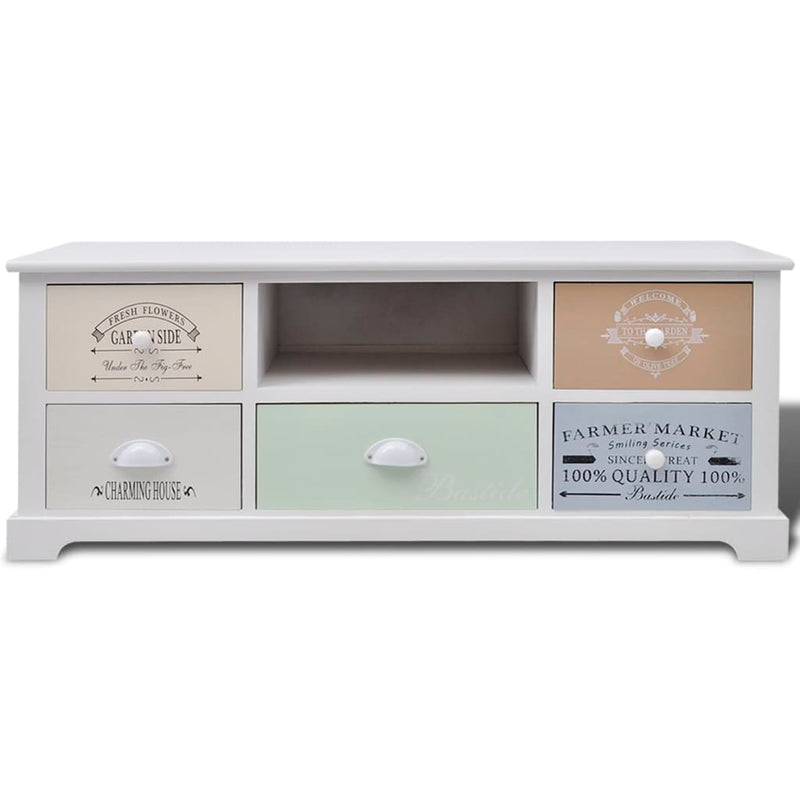 vidaXL French TV Cabinet Wood