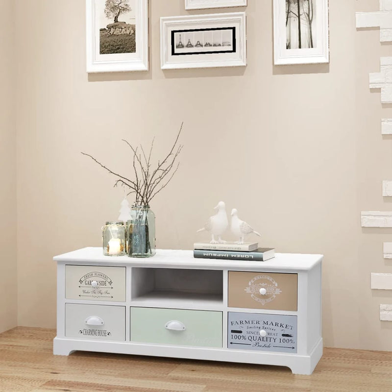 vidaXL French TV Cabinet Wood