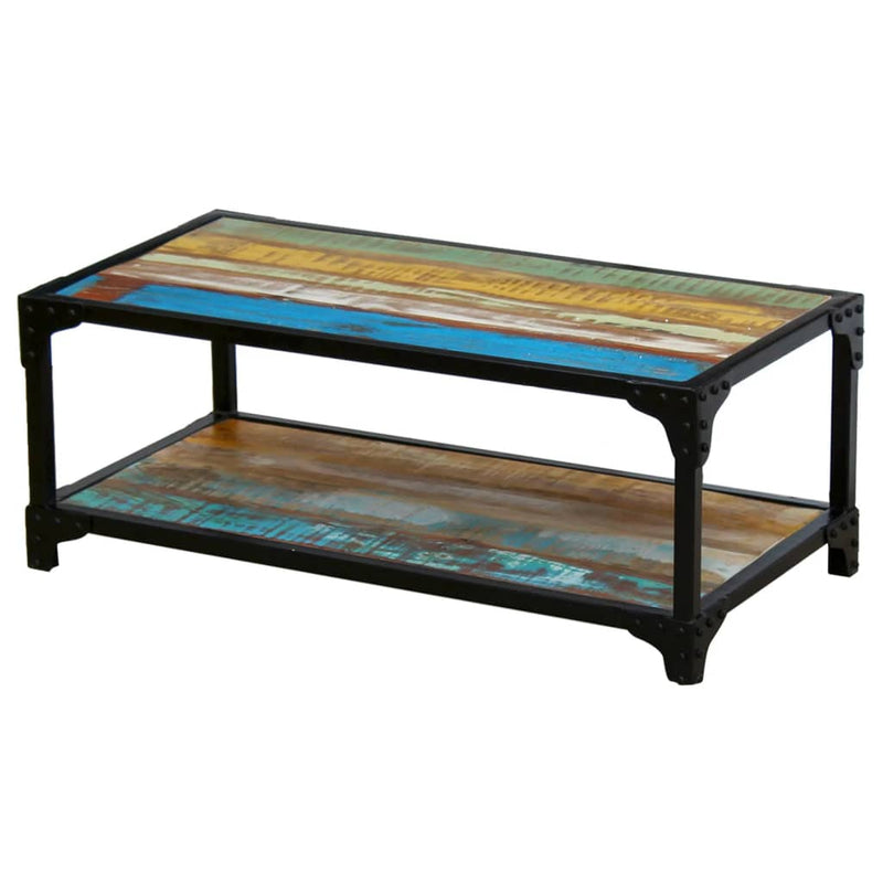 vidaXL Coffee Table Solid Reclaimed Wood