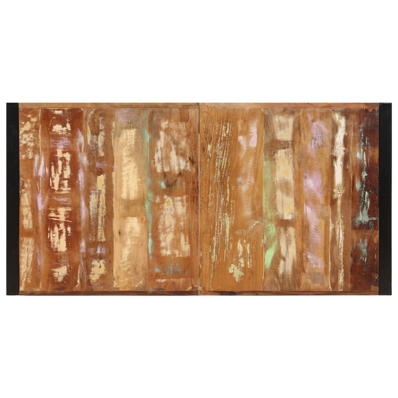 vidaXL Dining Table 160x80x75 cm Solid Reclaimed Wood