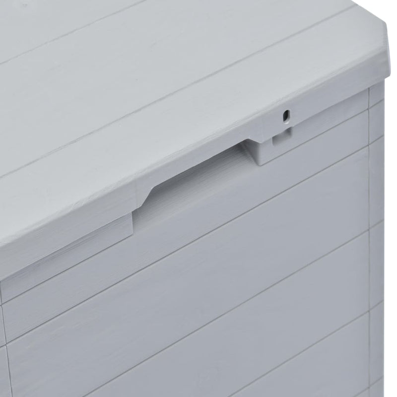 vidaXL Garden Storage Box 90 L Light Grey