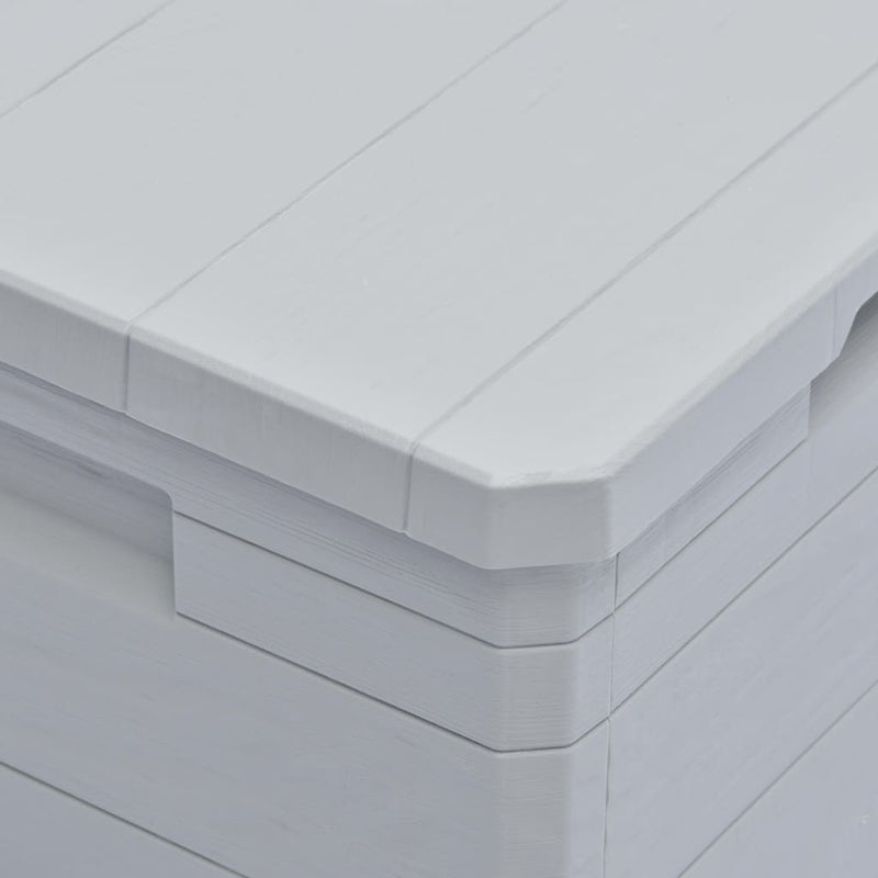 vidaXL Garden Storage Box 90 L Light Grey