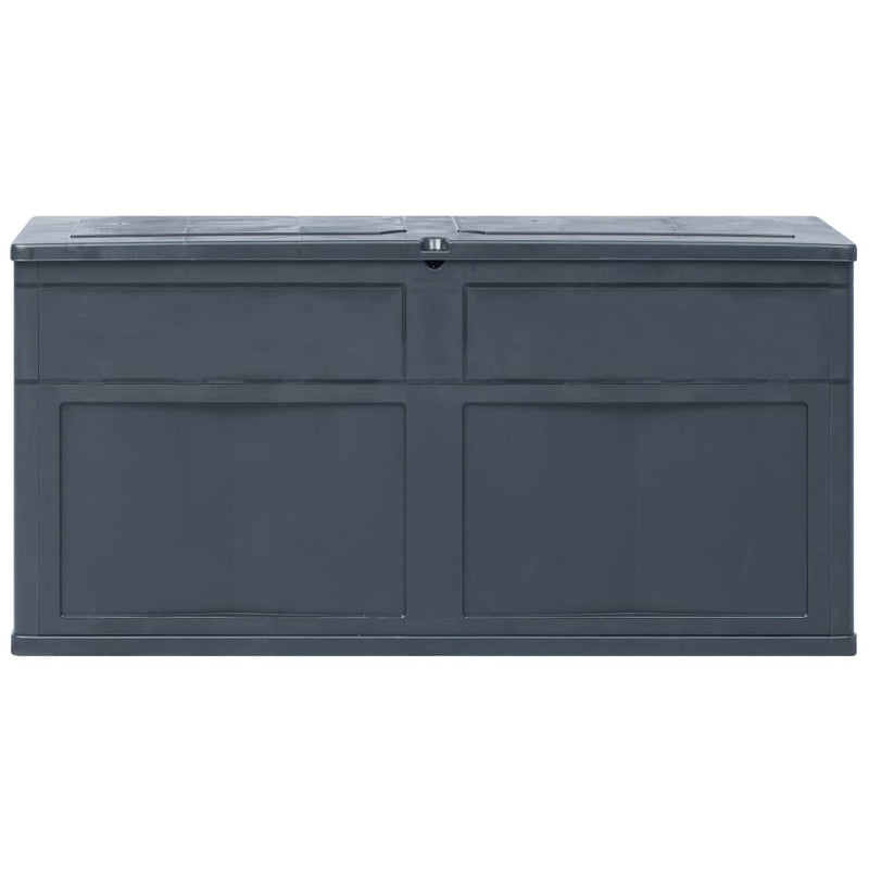vidaXL Garden Storage Box 320 L Black