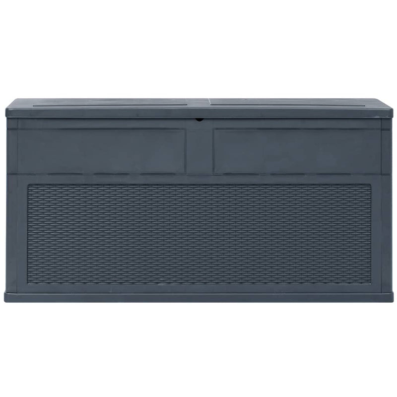 vidaXL Garden Storage Box 320 L Anthracite