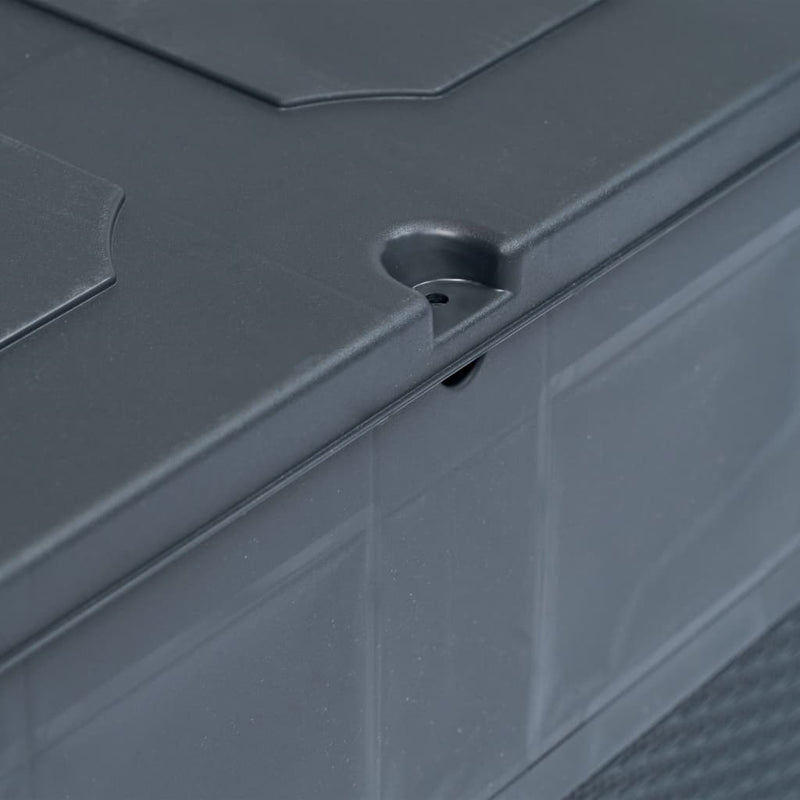 vidaXL Garden Storage Box 320 L Anthracite