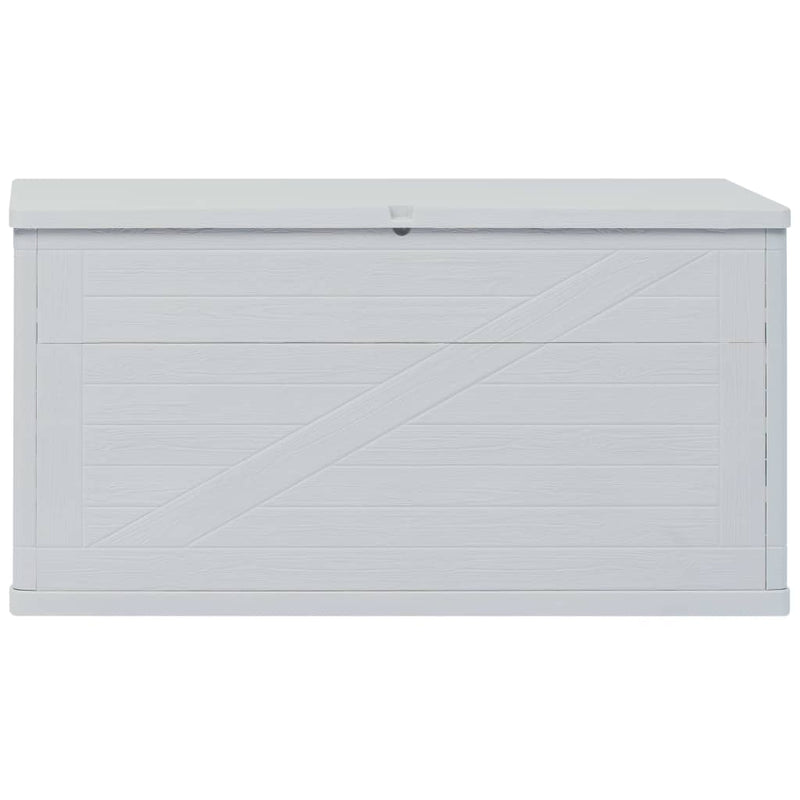 vidaXL Garden Storage Box 420 L Light Grey
