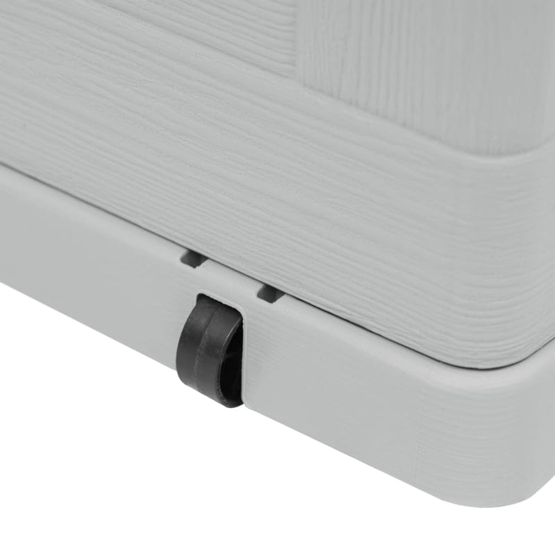 vidaXL Garden Storage Box 420 L Light Grey
